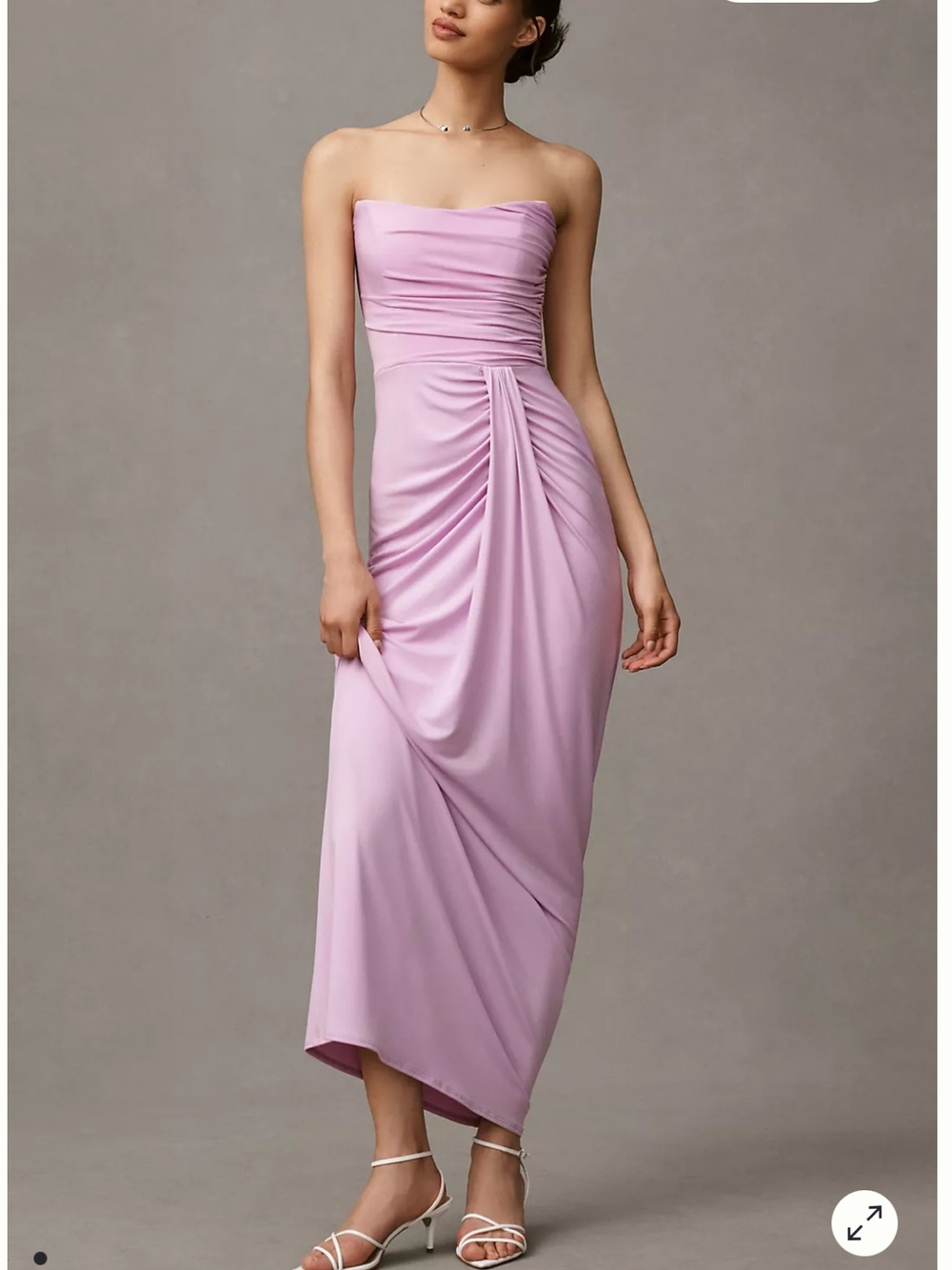 Anthropologie Katie May Ashanti Maxi Dress Gown M NWT Strapless Sweetheart